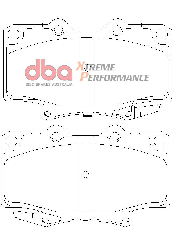 1990-1997 Toyota Land Cruiser | DBA XP Street Series Brake Pads [Front] | DB1199XP - Image 5