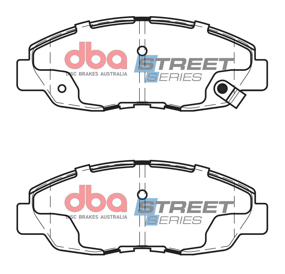 1998-1999 Acura CL | DBA SS Street Series Brake Pads [Front] | DB1191SS - Image 5