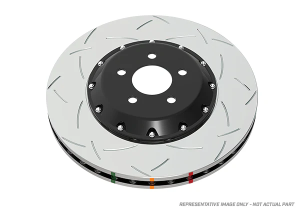 1999-2004 Ford Mustang | DBA 5000 Series Fully Assembled 2-Piece T3 Slot Brake Rotor [Front] | DBA5069BLKS
