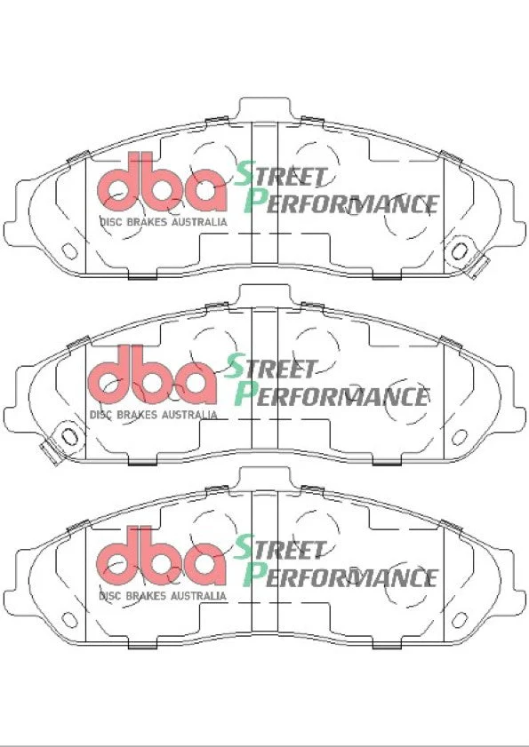 1999-2008 Chevrolet Corvette & More | DBA SP Street Series Brake Pads [Front] | DB7599SP - Image 5