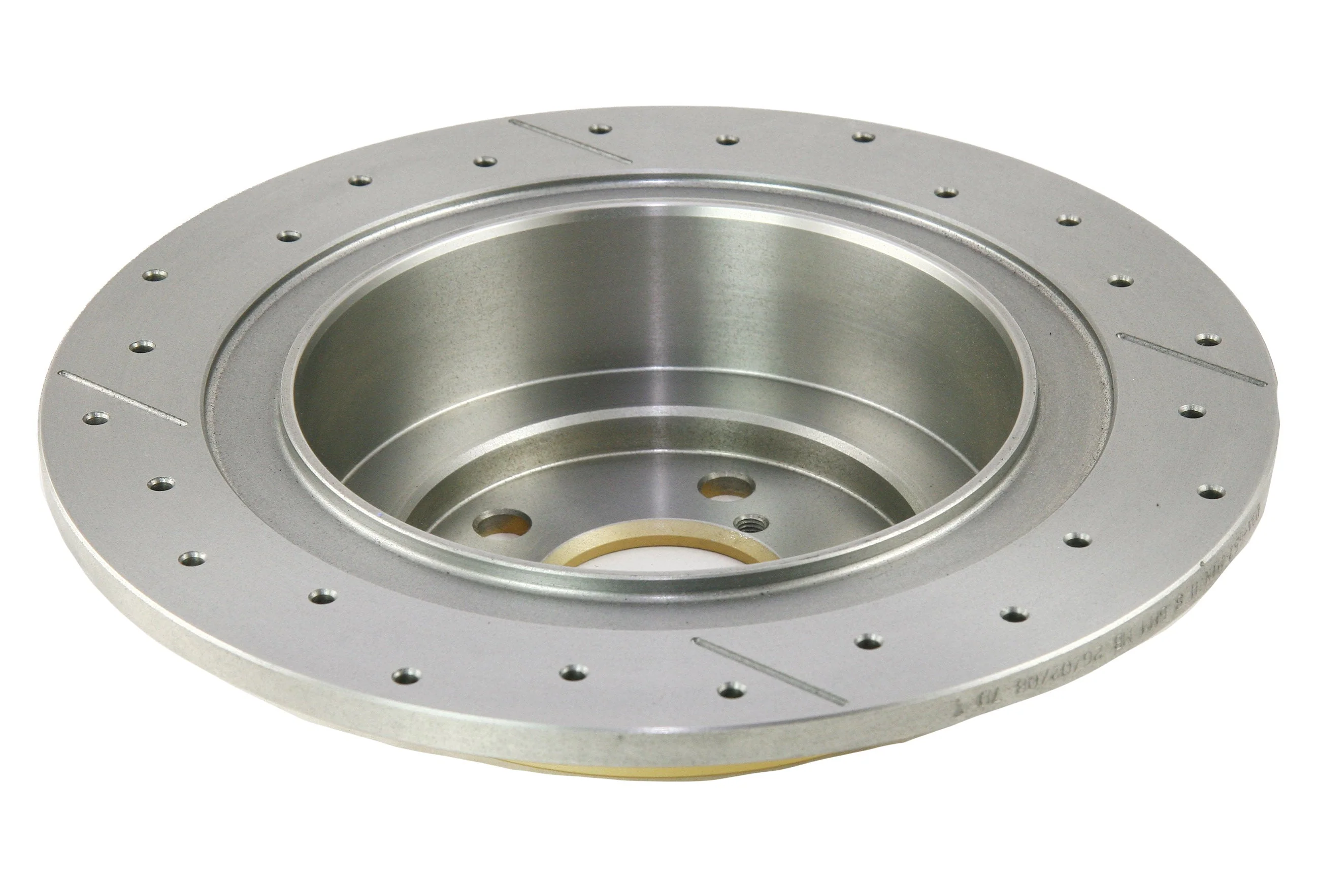 2000-2004 Subaru Outback & More | DBA Street Series Gold Cross-Drilled/Slotted Brake Rotor [Rear] | DBA657X - Image 3