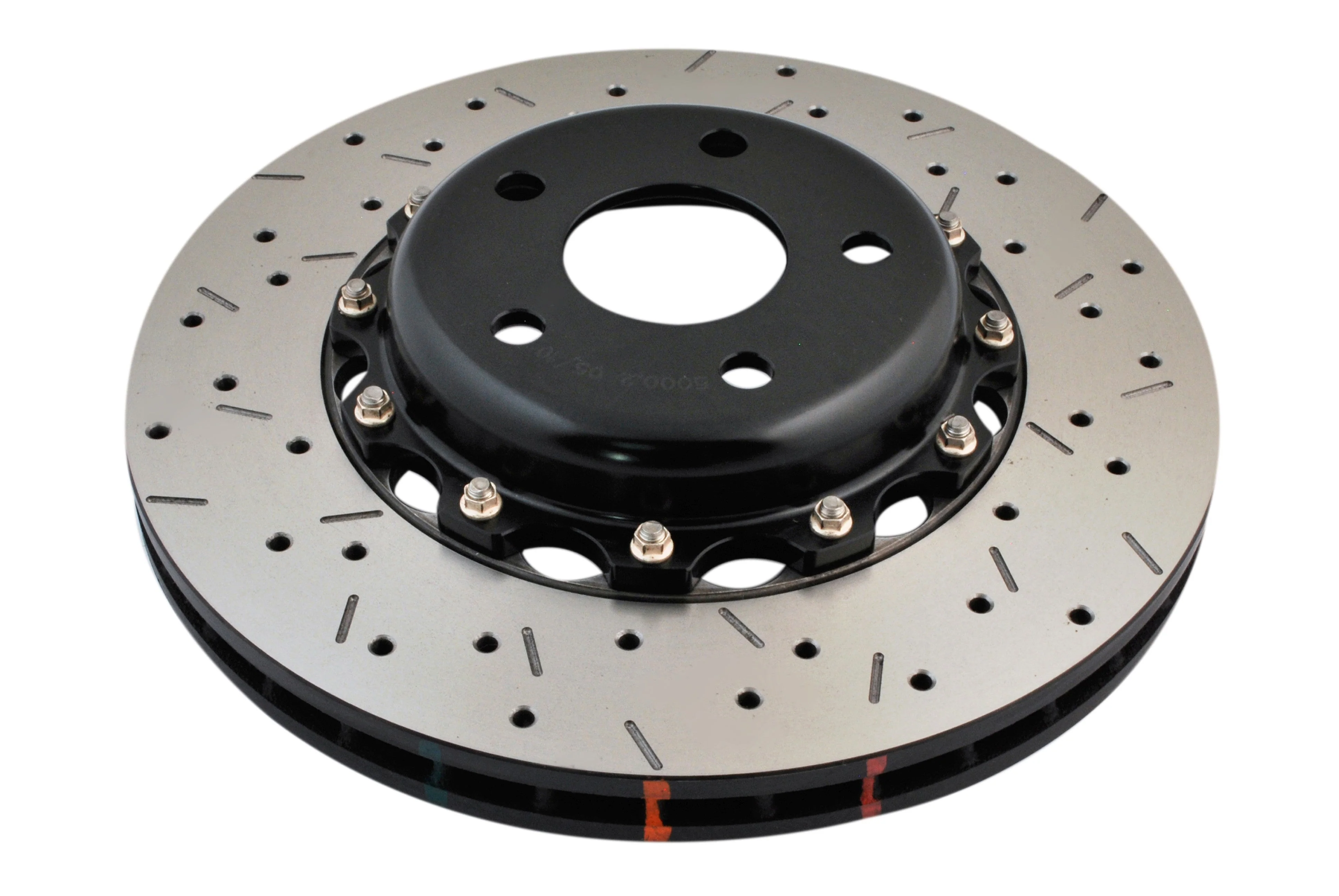 2001-2004 Subaru Legacy GT & More | DBA 5000 Series Fully Assembled 2-Piece X2 Cross-Drilled/Slotted Brake Rotor [Front] | DBA5000BLKXS