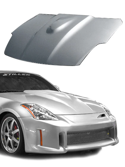 2003-2006 Nissan 350Z [Z33] - STILLEN Power Hood [Fiberglass Series 1] - 1035007