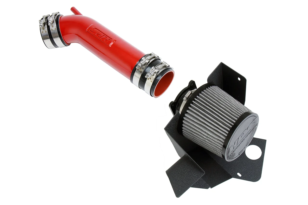 HPS Red Shortram Air Intake + Heat Shield for 2003-2007 Infiniti G35 Coupe 3.5L V6