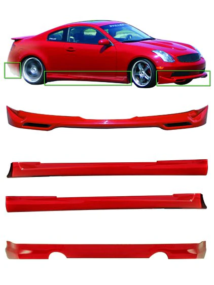 2003-2007 Infiniti G35 Coupe - STILLEN 4-pc Body Kit - 103611KTL