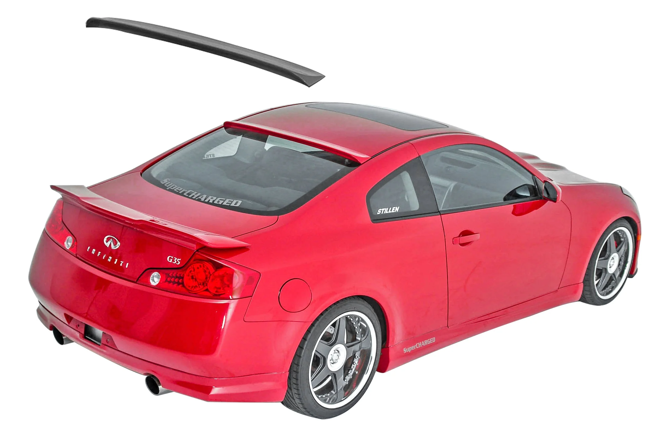 2003-2007 Infiniti G35 Coupe - STILLEN Roof Spoiler [Matte Black] - 1036050MB