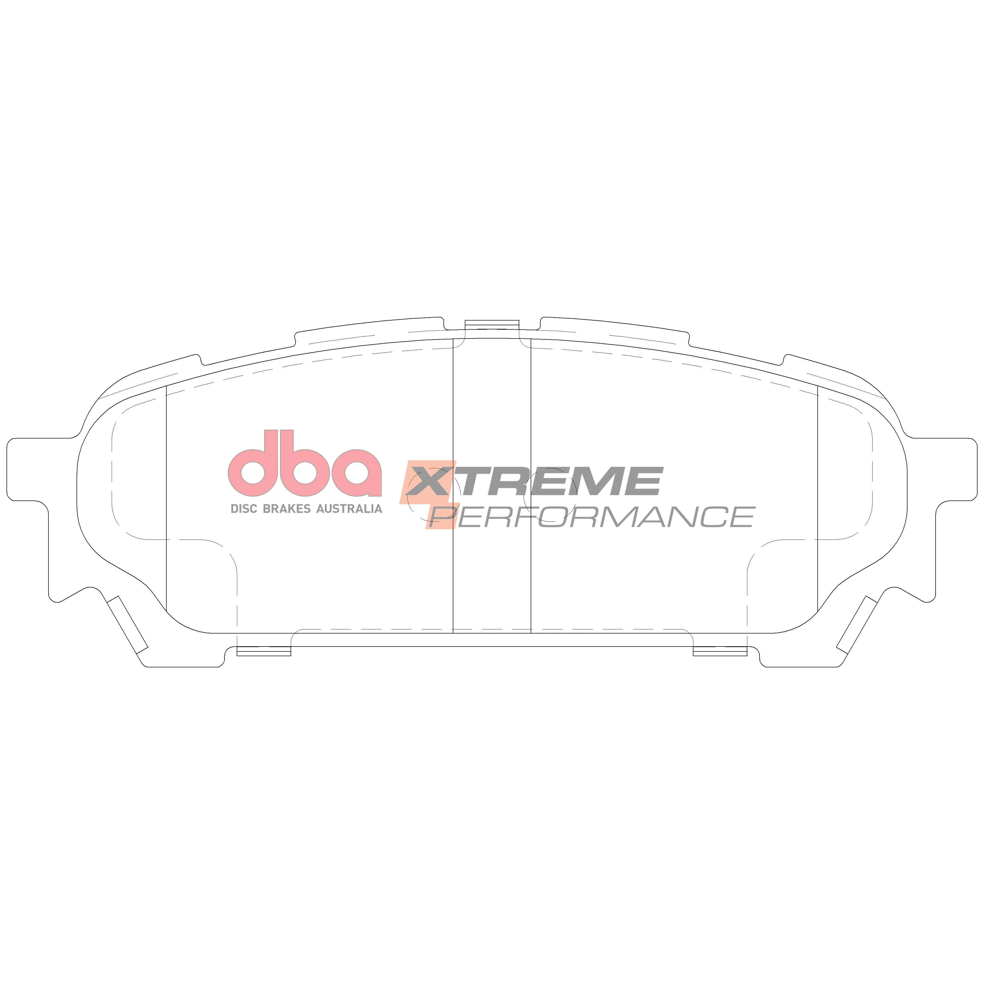 2003-2007 Subaru Impreza & More | DBA XP Street Series Brake Pads [Rear] | DB1672XP - Image 5