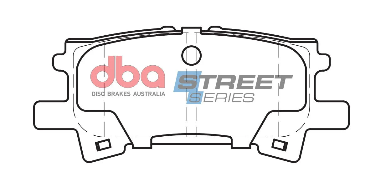 2004-2007 Toyota Highlander & More | DBA SS Street Series Brake Pads [Rear] | DB1518SS - Image 5