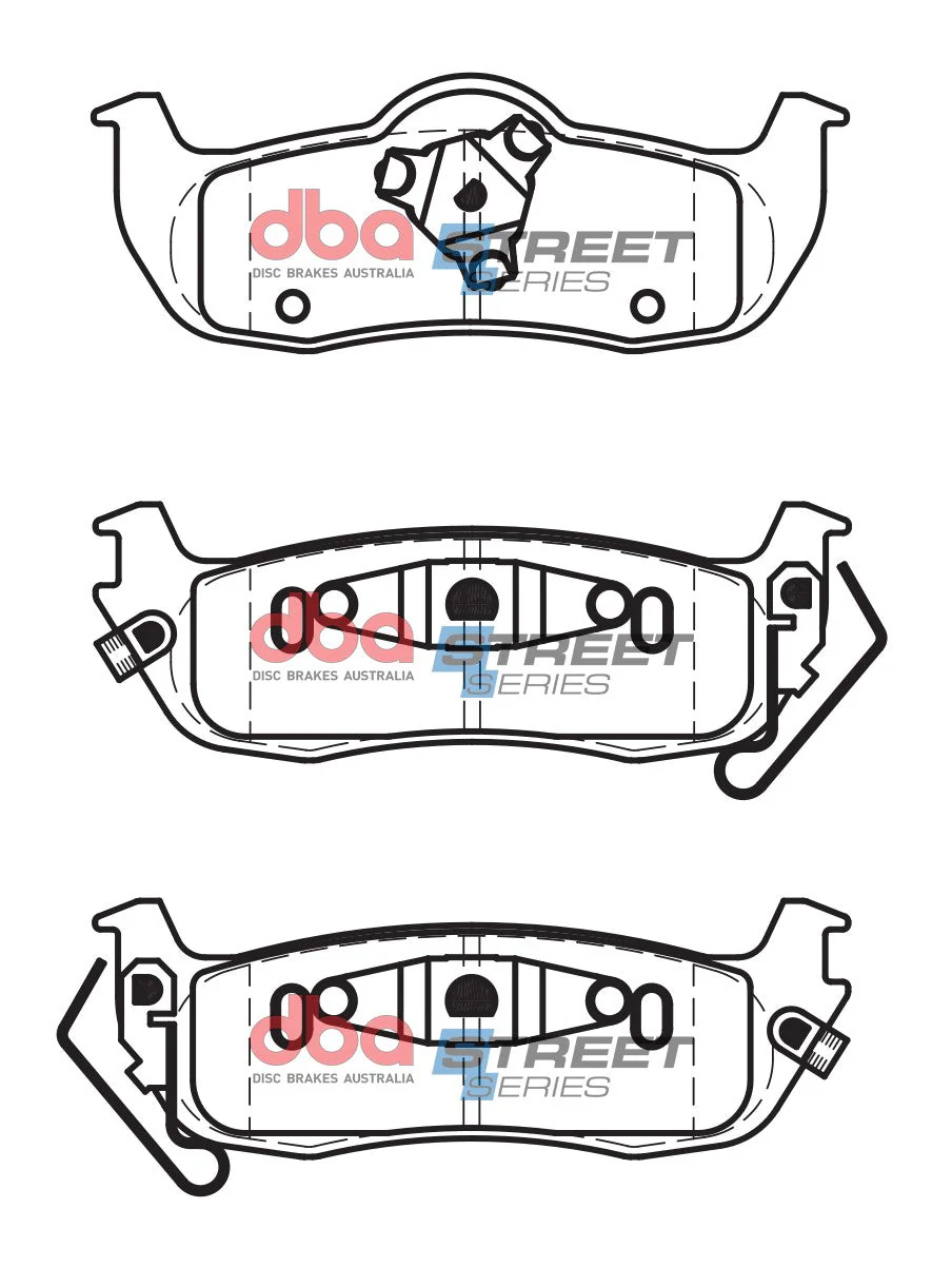 2004-2010 INFINITI QX56 & More | DBA SS Street Series Brake Pads [Rear] | DB1685SS - Image 5