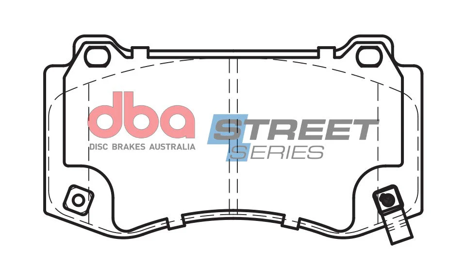 2005-2008 Chrysler 300 & More | DBA SS Street Series Brake Pads [Front] | DB2259SS - Image 5
