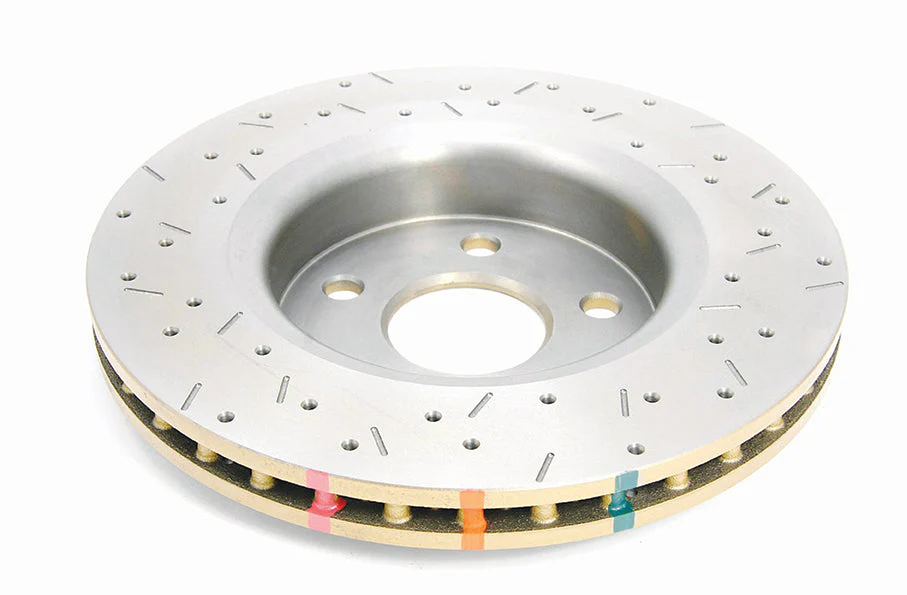 2005-2008 Jeep Grand Cherokee & More | DBA 4000 Series XS Cross-Drilled/Slotted Brake Rotor [Front] | DBA42530XS - Image 3