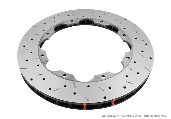 2005-2010 Ford Mustang & More | DBA 5000 Series XS Cross-Drilled/Slotted Brake Rotor Ring [Front] | DBA52113.1XS