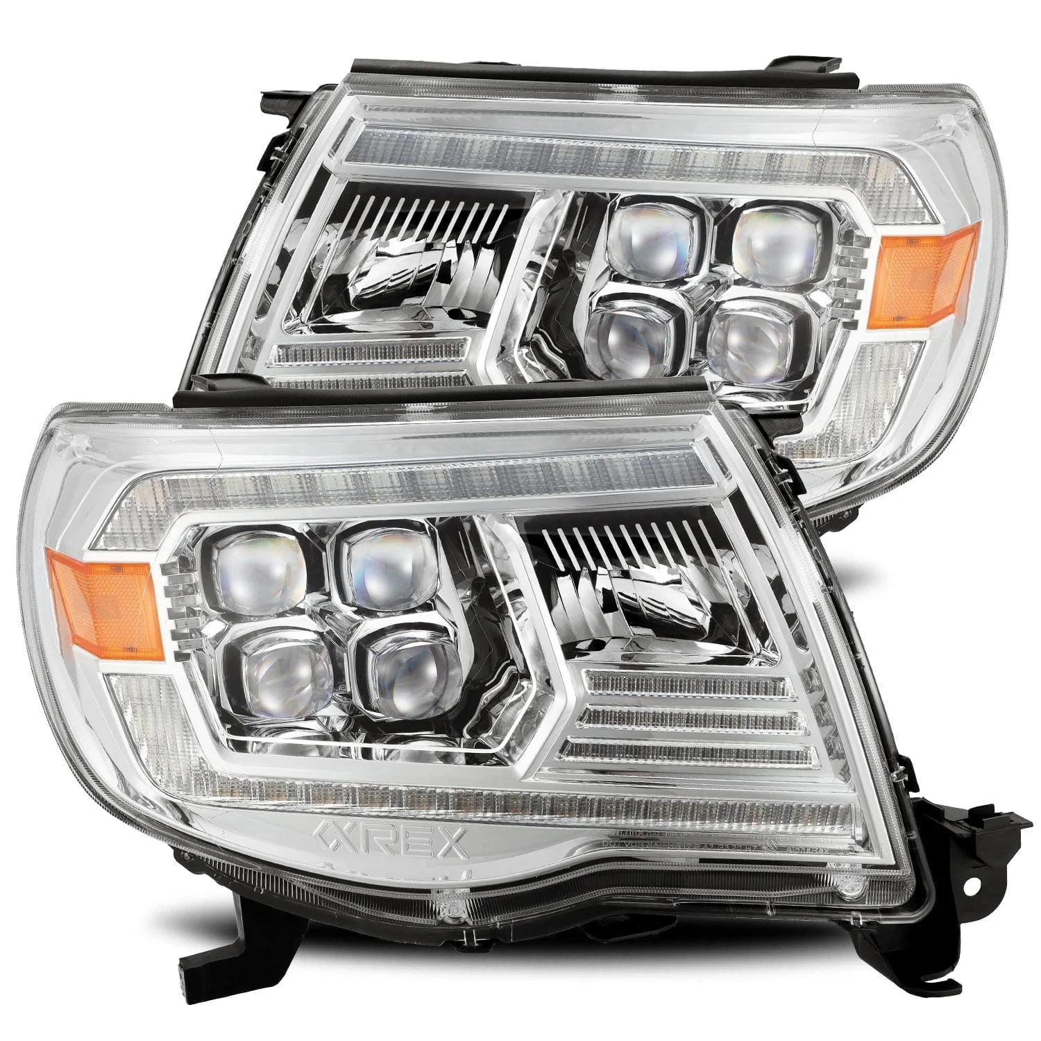 2005-2011 Toyota Tacoma NOVA-Series LED Projector Headlights Chrome Alpha-Rex 880743