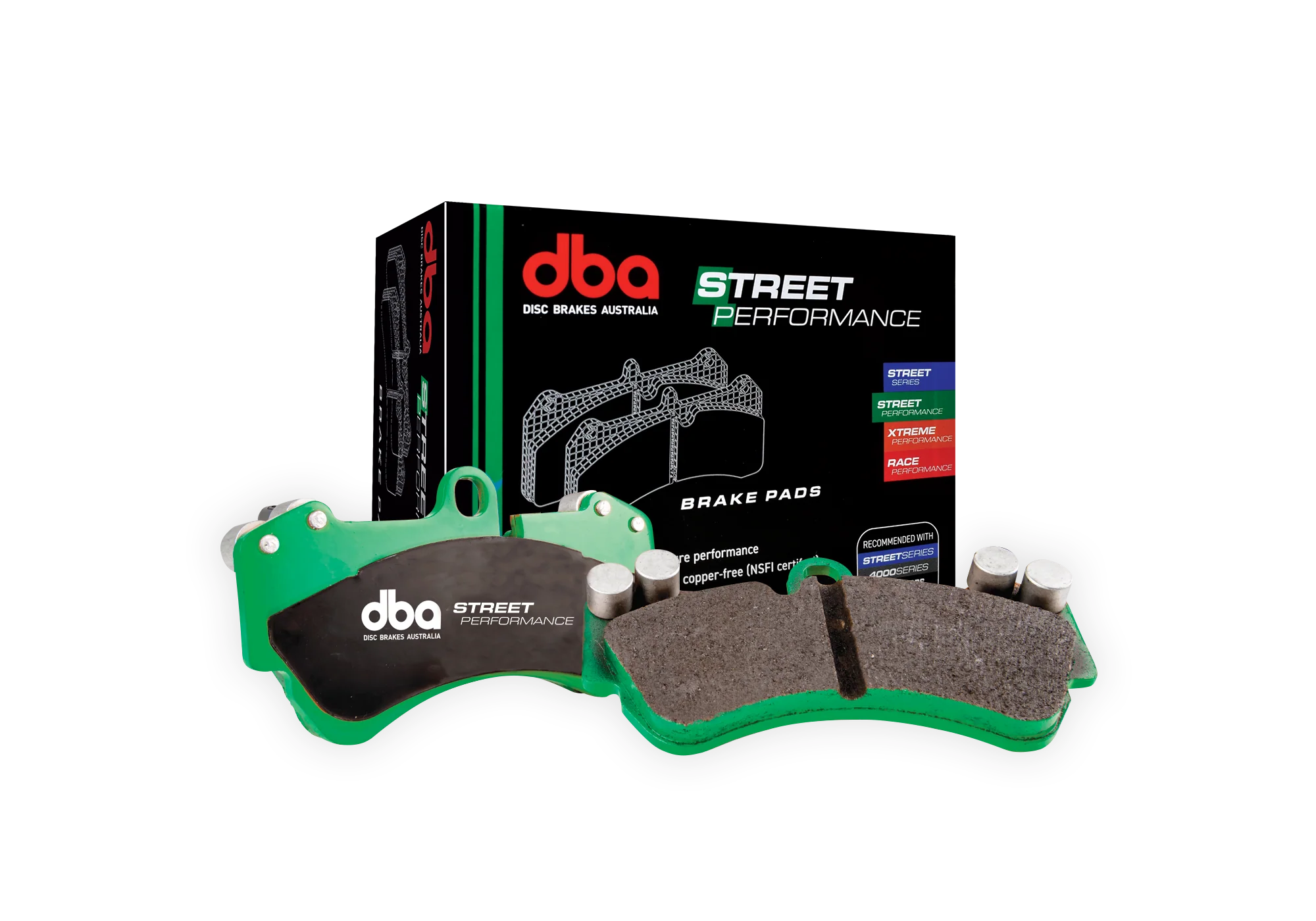 2006-2010 Mitsubishi Eclipse & More | DBA SP Street Series Brake Pads [Rear] | DB1238SP - Image 2