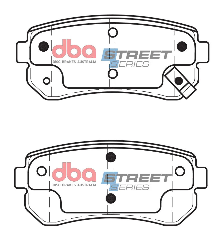 2006-2011 Kia Rio & More | DBA SS Street Series Brake Pads [Rear] | DB1943SS - Image 5