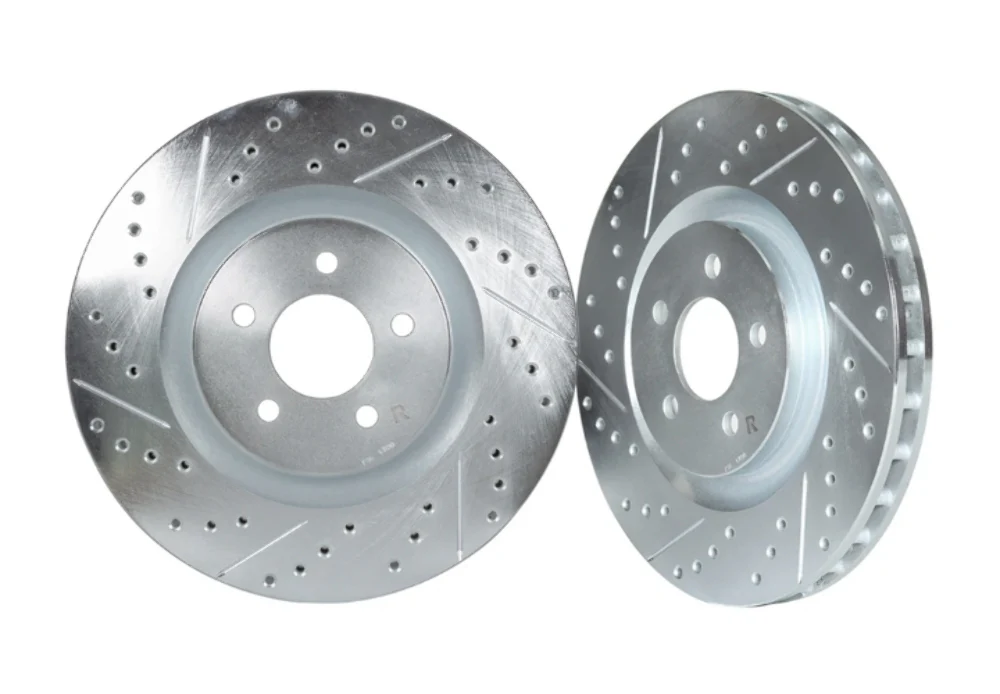 2007-2013 Infiniti G37 / 2014-2016 Infiniti Q60 - STILLEN Cross Drilled & Slotted 1-Pc Rotors (Set of 4) - NIS91006 - Image 3