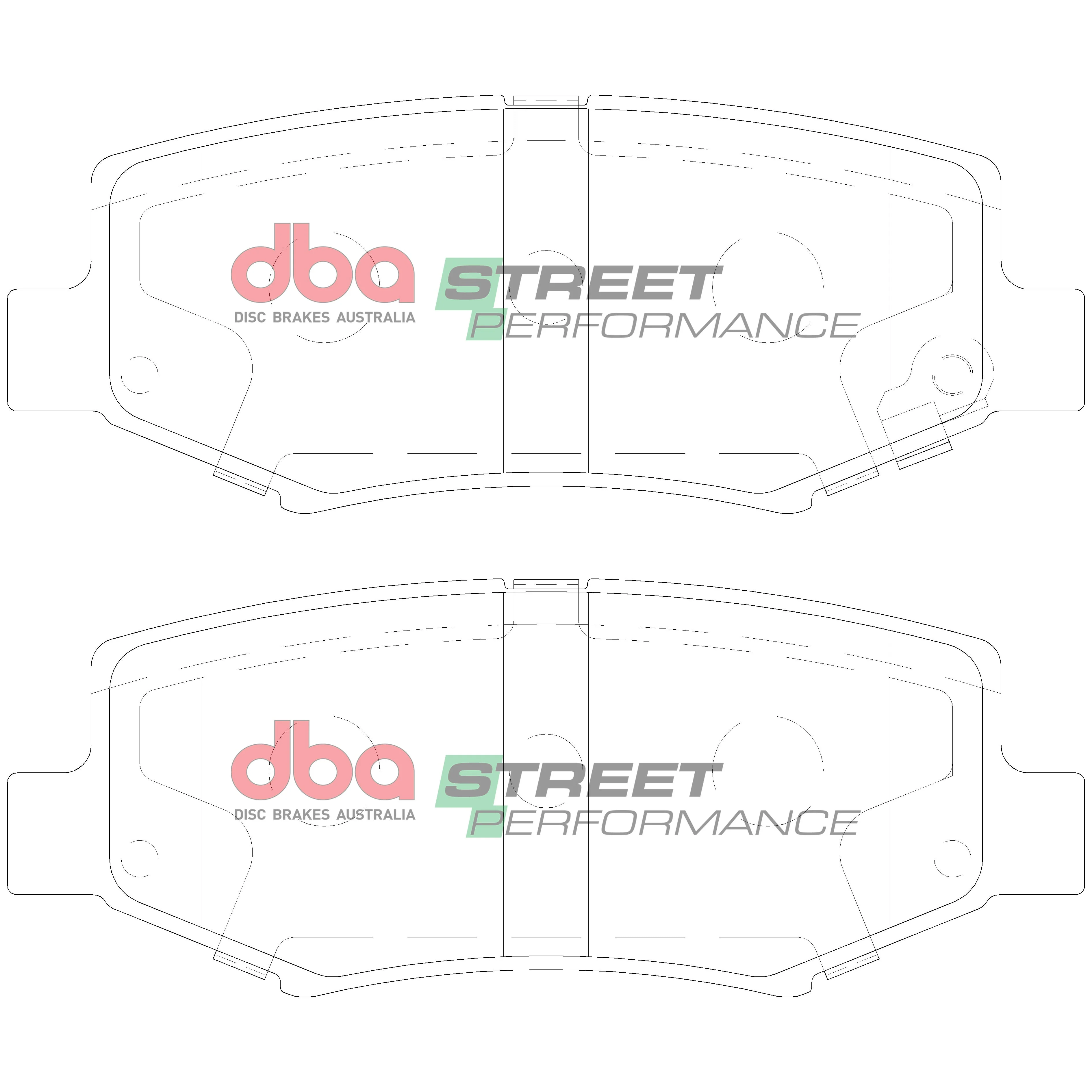 2007-2010 Jeep Wrangler & More | DBA SP Street Series Brake Pads [Rear] | DB2003SP - Image 5