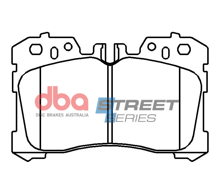 2007-2010 Lexus LS460 & More | DBA SS Street Series Brake Pads [Front] | DB15104SS - Image 5