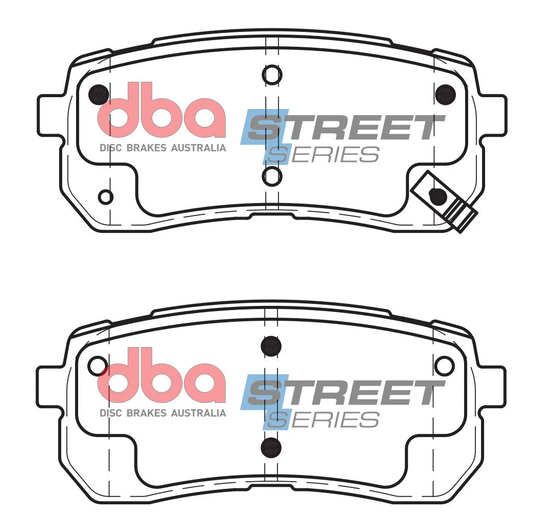 2007-2012 Hyundai Veracruz & More | DBA SS Street Series Brake Pads [Rear] | DB1957SS - Image 5