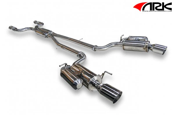 2007-2013 Infiniti G35 / G37 Sedan GRiP Exhaust System w/ Polished Tips | ARK - SM1103-0107G