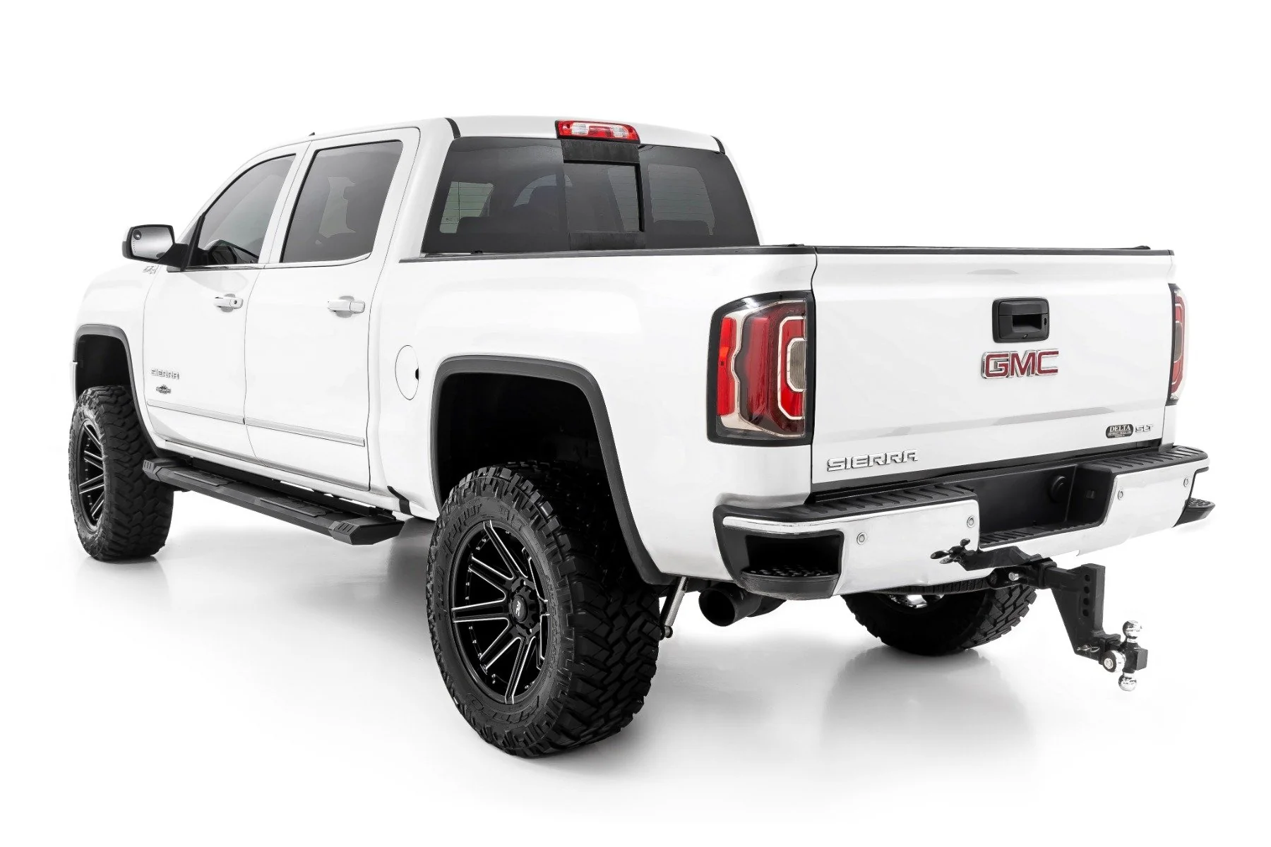 HD2 Running Boards | Extended Cab | Chevrolet Silverado/GMC Sierra 1500, 2500, 3500/ HD 2WD/4WD | 2007-2019 | Rough Country | SRB071777A - Image 4