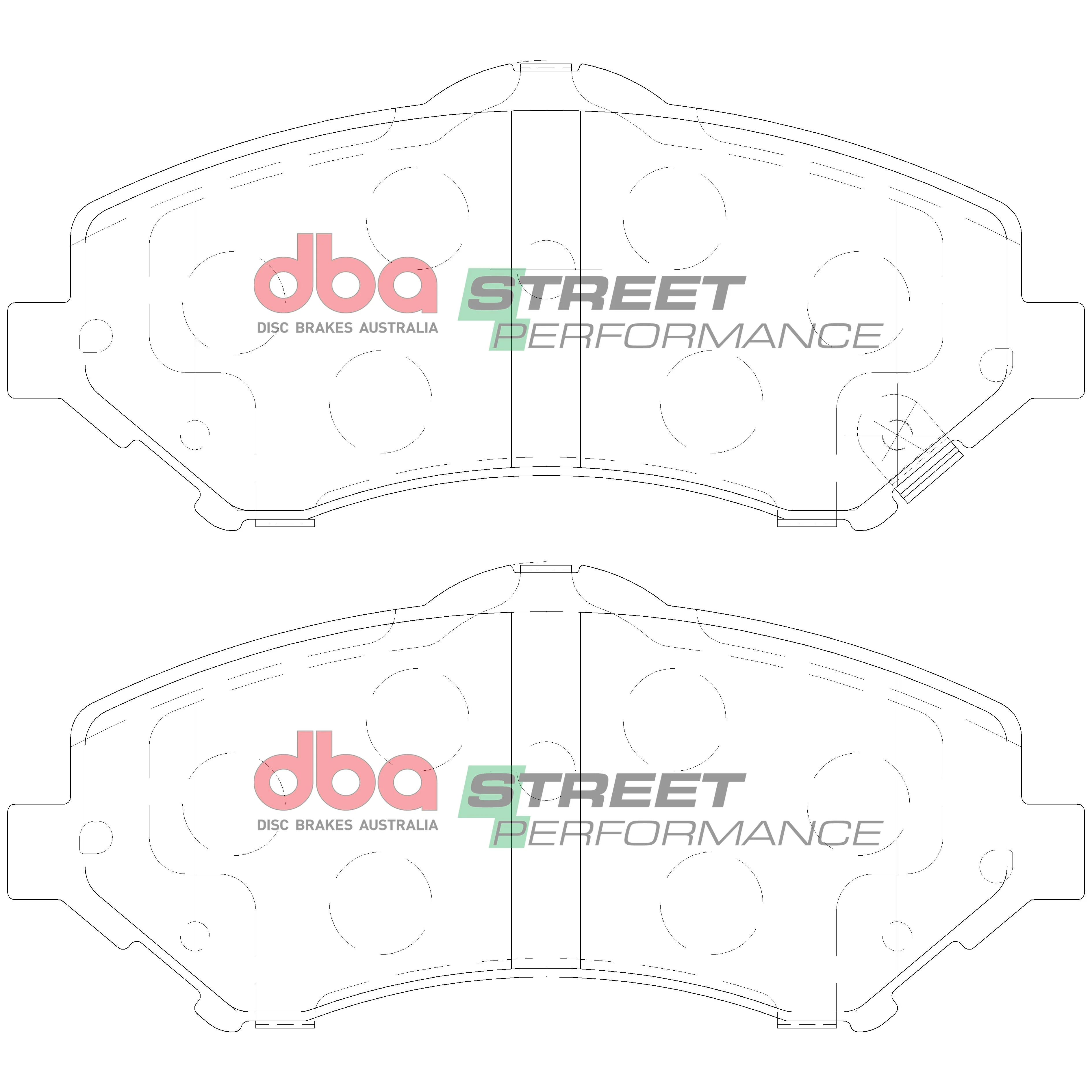 2008-2012 Dodge Grand Caravan & More | DBA SP Street Series Brake Pads [Front] | DB2002SP - Image 5