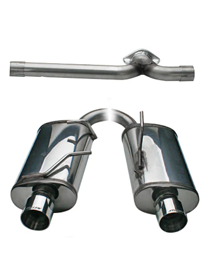 2008-2013 Nissan Altima Coupe - STILLEN Stainless Steel Axle-Back Exhaust System - 508275