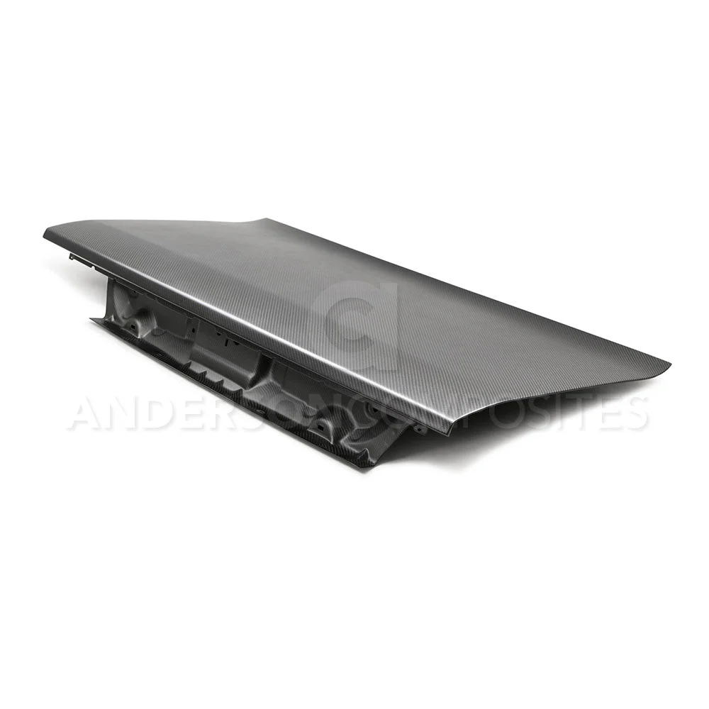 2008-2023 Dodge Challenger Dry Carbon Fiber Decklid - Anderson Composites - AC-TL0910DGCH-OE-DRY