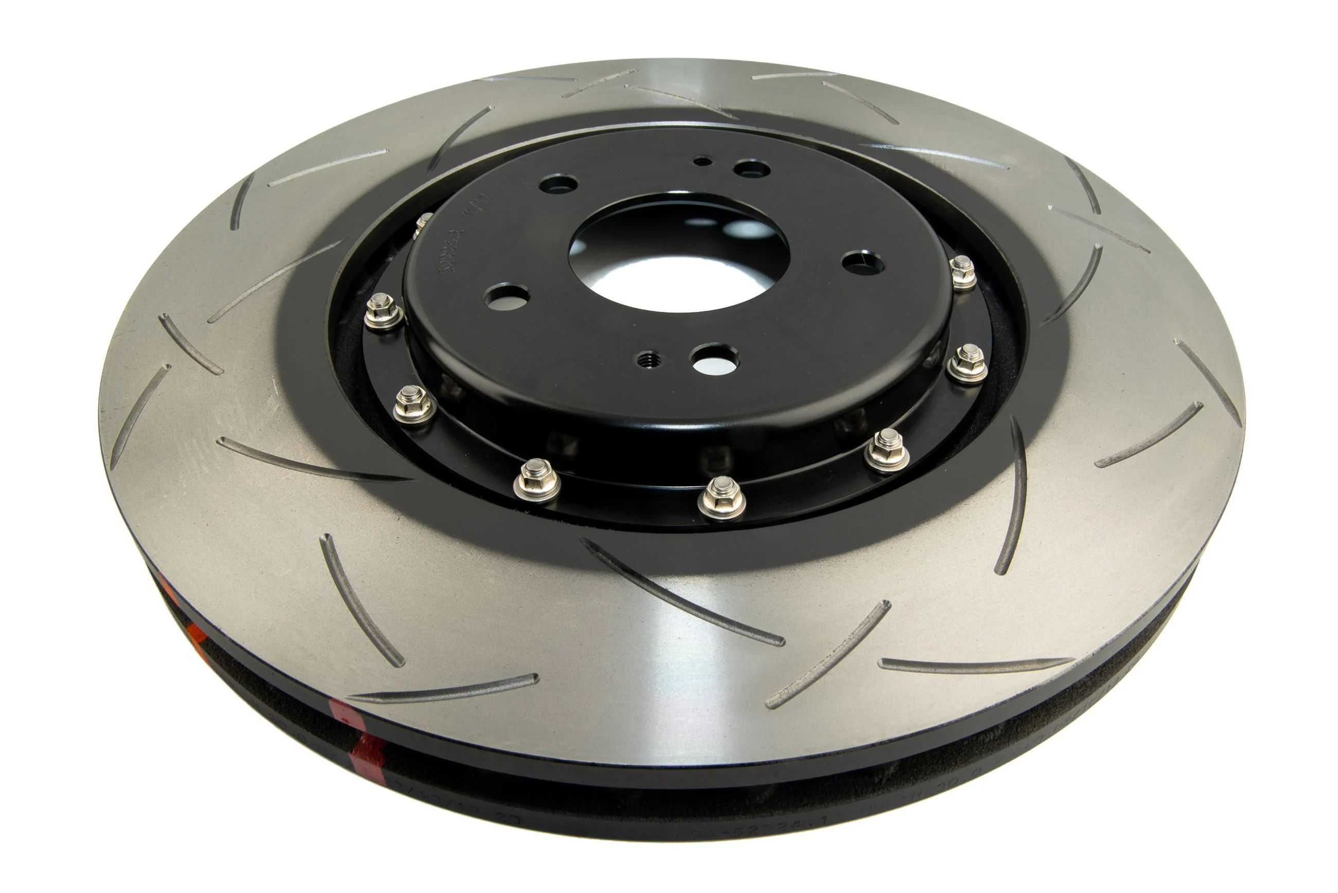 2008 Mitsubishi Lancer & More | DBA 5000 Series Fully Assembled 2-Piece T3 Slot Brake Rotor [Front] | DBA52224V2BLKS