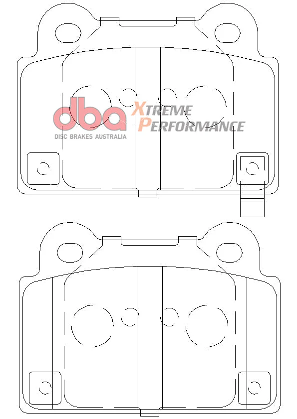 2008 Mitsubishi Lancer & More | DBA XP Street Series Brake Pads [Rear] | DB2215XP - Image 5