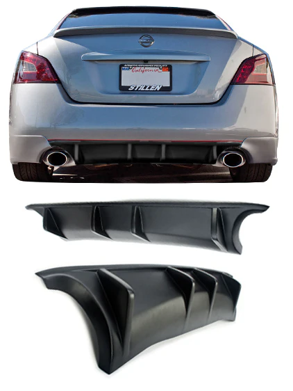 2009-2015 Nissan Maxima - STILLEN Rear Diffuser [Matte Black] - KB127418MB
