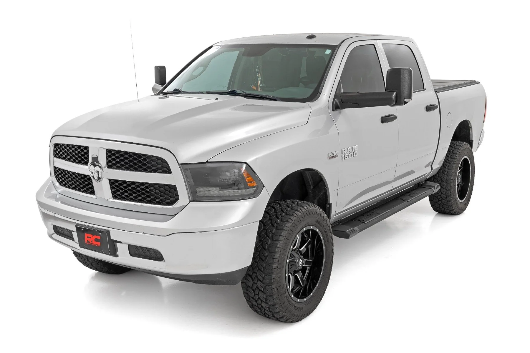 HD2 Running Boards | Quad Cab |Ram 1500/2500/3500  2WD/4WD | 2009-2018 | Rough Country | SRB091777A - Image 3