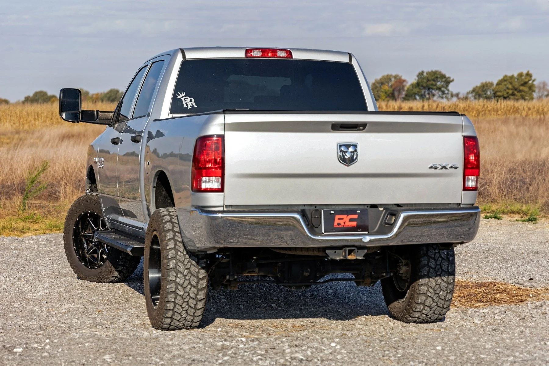 HD2 Running Boards | Quad Cab |Ram 1500/2500/3500  2WD/4WD | 2009-2018 | Rough Country | SRB091777A - Image 6