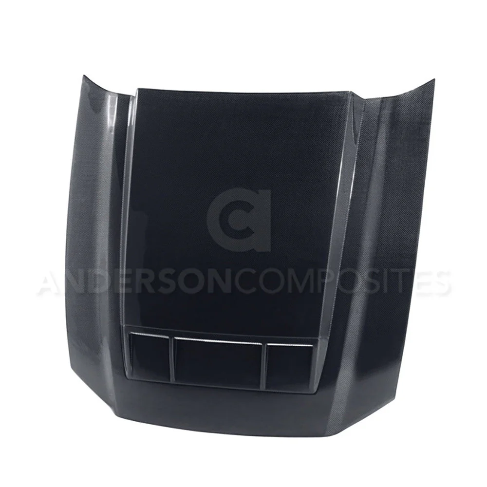 2010-2014 Ford Mustang Shelby GT500 AND 2013-2014 Mustang GT/V6 Type-TS Hood - Anderson Composites - AC-HD1011FDMU-TS