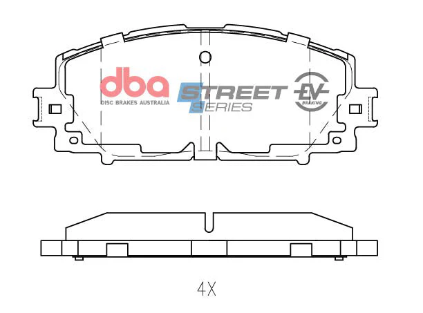 2010-2013 Toyota Prius & More | DBA SSEV Street Series Brake Pads [Front] | DB2159SSEV - Image 5