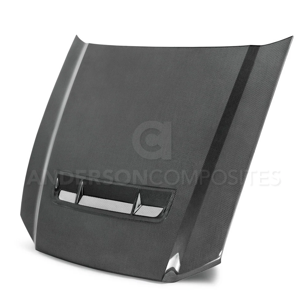 2010-2014 Ford Mustang Shelby GT500 AND 2013-2014 Mustang GT/V6 Type-GT Hood - Anderson Composites - AC-HD1011FDMU-GT