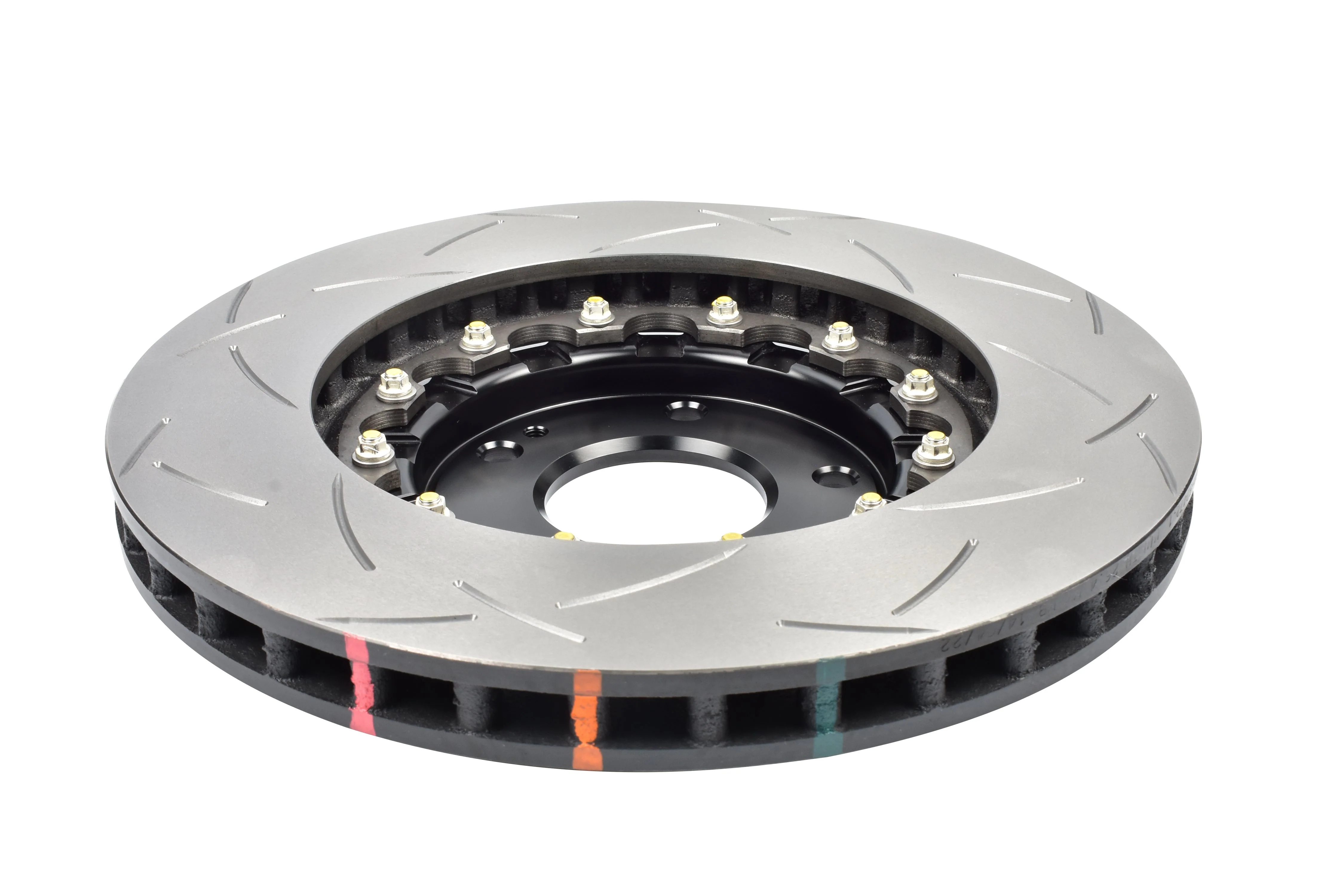 2012-2017 Hyundai Azera & More | DBA 5000 Series Fully Assembled 2-Piece T3 Slot Brake Rotor [Front] | DBA52472BLKS - Image 3