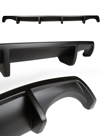 2013-2017 Honda Accord Coupe - STILLEN Rear Diffuser [Matte Black] - KB25002MB