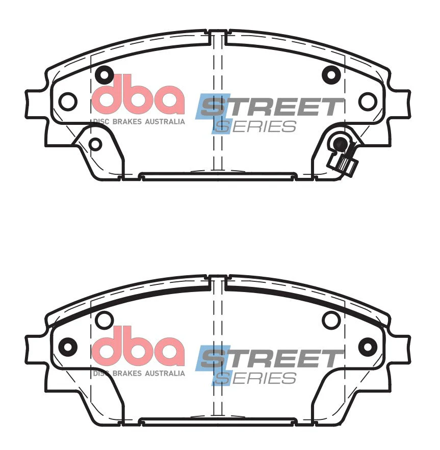 2014-2016 Mazda 3 & More | DBA SS Street Series Brake Pads [Front] | DB2330SS - Image 5