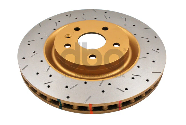 2014-2017 Chevrolet SS & More | DBA 4000 Series XS Cross-Drilled/Slotted Brake Rotor [Front] | DBA42604XS