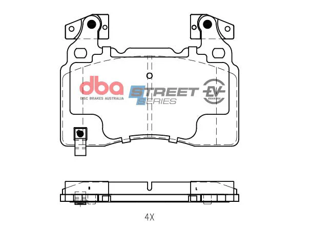 2014-2017 Chevrolet SS & More | DBA SSEV Street Series Brake Pads [Front] | DB2358ASSEV - Image 5