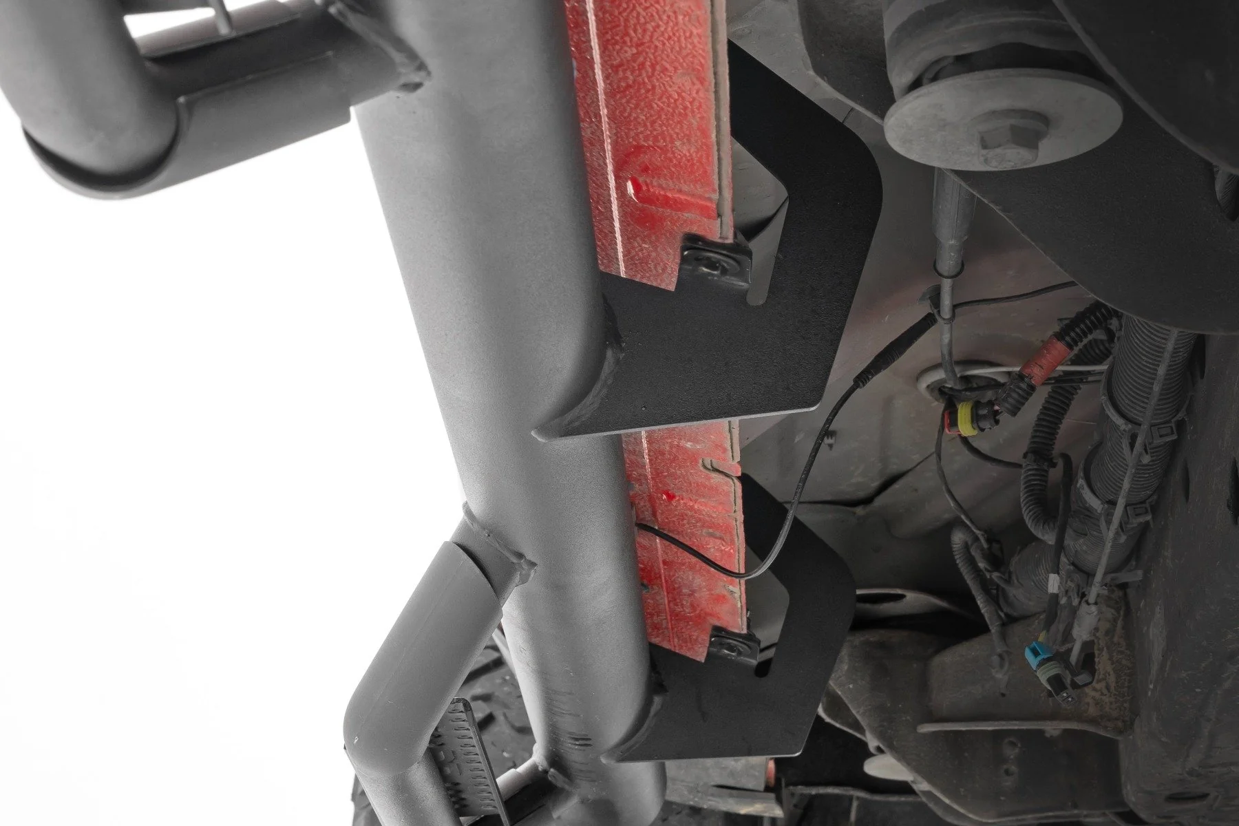 Nerf Steps | Crew Cab | 5.7 Ft Bed | GMC Sierra/ Chevrolet Silverado 2WD/4WD | 2014-2018 | Rough Country | RCC1489CCB - Image 4