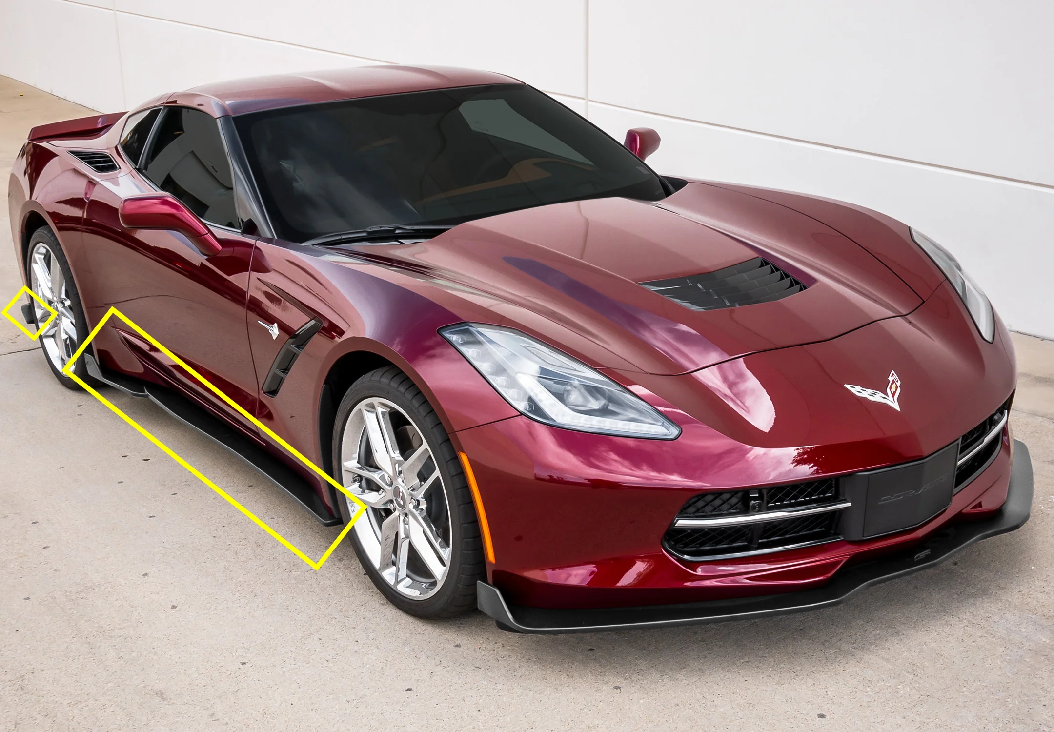 STREET SCENE 2014-2019 CORVETTE 4-PIECE SIDE SKIRT w/ REAR CORNERS SKU# 950-70623 - Image 10