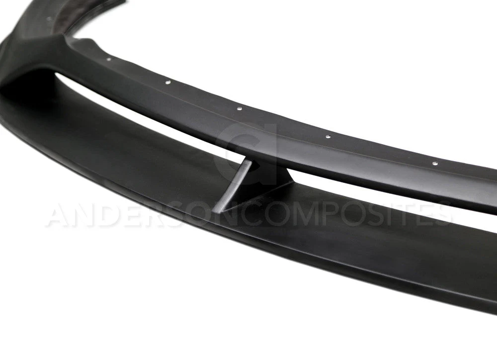 2015-2017 Ford Mustang Type-AR Fiberglass Front Chin Splitter- Anderson Composites - AC-FL15FDMU-AR-GF
