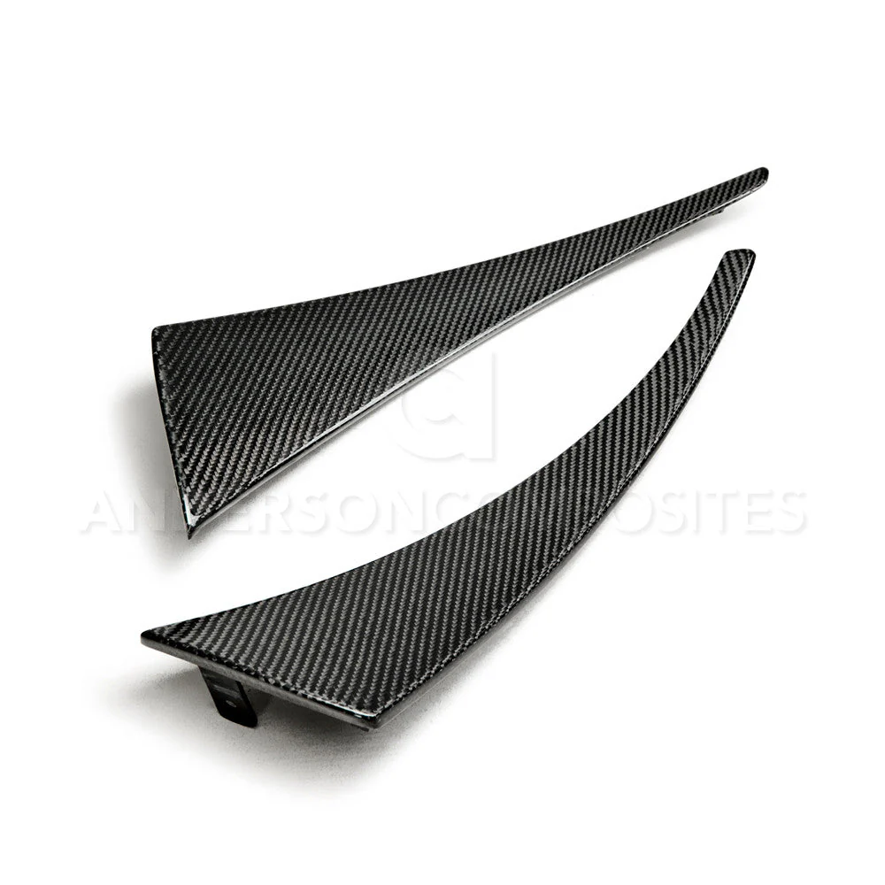 2014-2019 Chevrolet Corvette C7 StingRay/Z06 Type-OE Rear Mud Flaps - Anderson Composites - AC-RMG14CHC7-OE