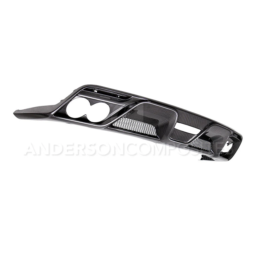 2015-2020 Ford MustangShelby GT350 GT350R Rear Diffuser- Anderson Composites - AC-RL15MU350