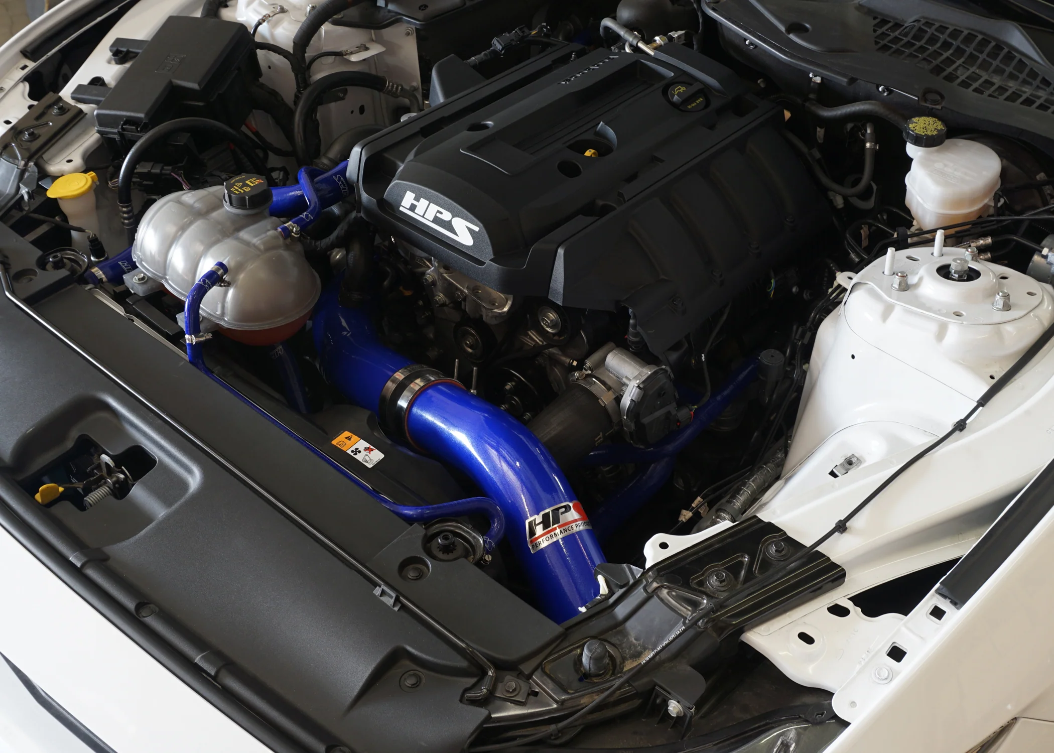 HPS Blue Cold Air Intake for 2015-2020 Ford Mustang Ecoboost 2.3L Turbo - Image 2