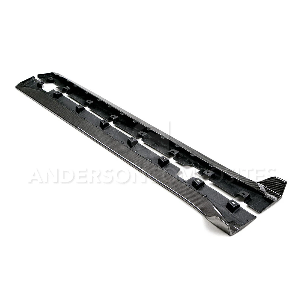 2015-2020 Ford Mustang Shelby GT350 GT350R Rocker Panels- Anderson Composites - AC-SS15MU350