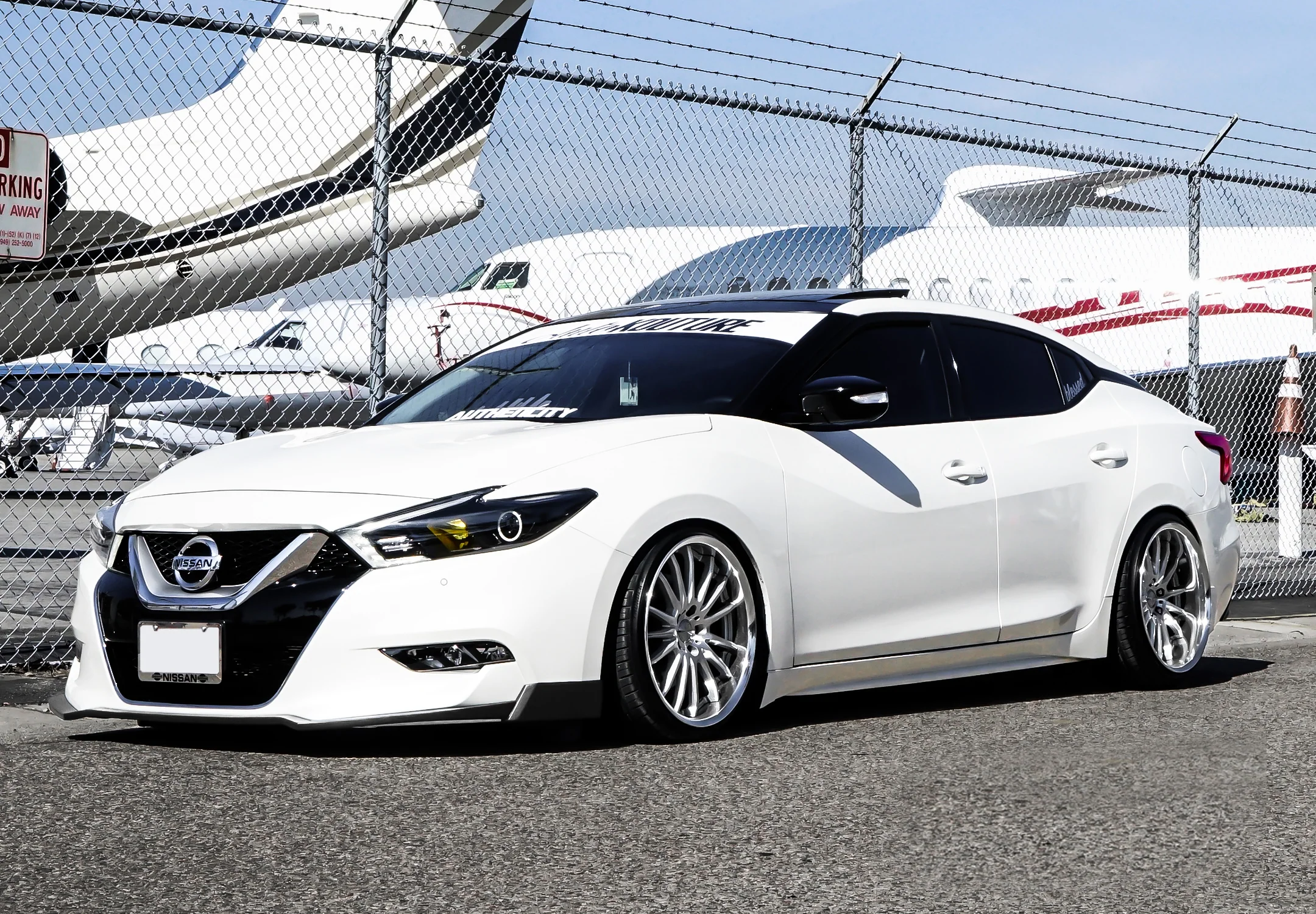 2016-2018 Nissan Maxima - STILLEN Front Lip Splitter [Matte Black] - KB12841 - Image 10