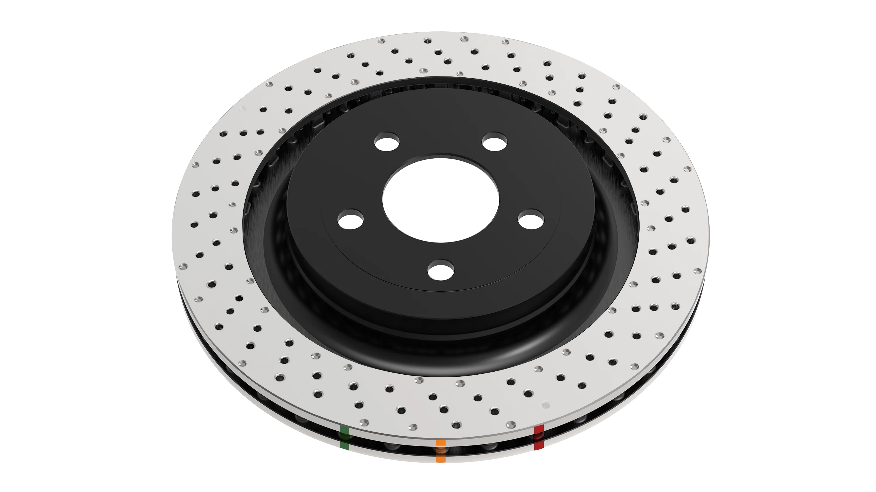 2017-2018 Ford Mustang & More | DBA 4000 Series Cross-Drilled/Dimpled WAVE Disc Brake Rotor [Front] | DBA42164XD - Image 5